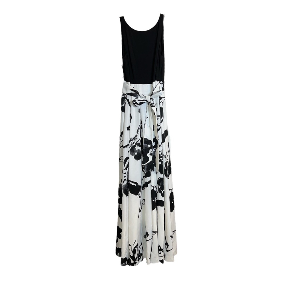 Lauren Ralph Lauren Black & White Floral Maxi Dress